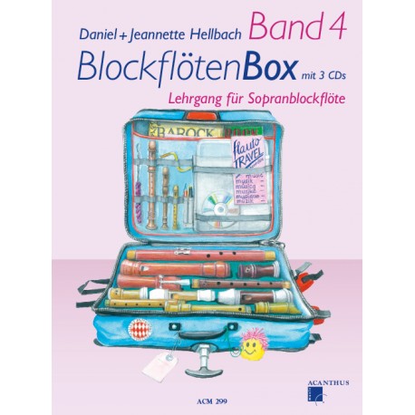 BlockflötenBox Band 4 avec 4 CD's - Soprano