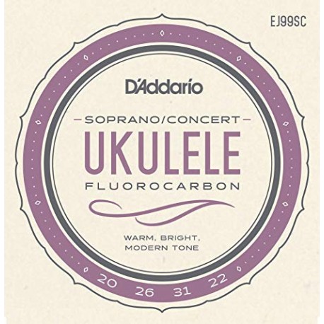 Cordes Ukulele Soprano/Concert  Carbon - GCEA