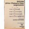 Duos pour Flûtes À Bec - Sanvoisin