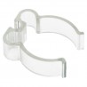 Clip passe-câble pour tube 10 à 50mm (4 pièces)