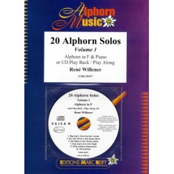 20 Alphorn Solos Volume 1 - Cor des Alpes Fa + Piano