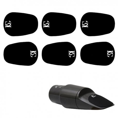 Protège bec Clarinette / Sax 0.8mm - 6 pièces noires
