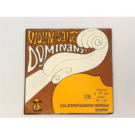 Violon 1/8 DOMINANT 4e SOL-G argent Moyen - Corde