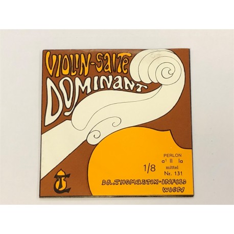 Violon 1/8 DOMINANT 2e LA-A aluminium Moyen - corde