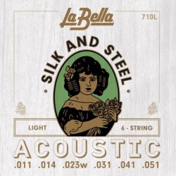 Cordes Acoustique 11-51 Métal / Soie (Silk & Steel) - Light