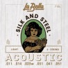 Cordes Acoustique 11-51 Métal / Soie (Silk & Steel) - Light
