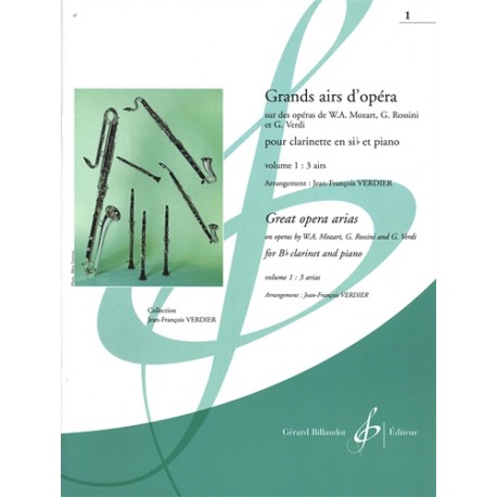 Grands Airs D'Opera Volume 1 - Clarinette