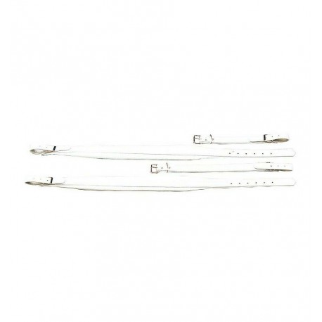 Bretelles Accordéon (40-60 basses) 5cm - Skai Blanc