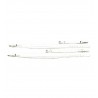 Bretelles Accordéon (40-60 basses) 5cm - Skai Blanc