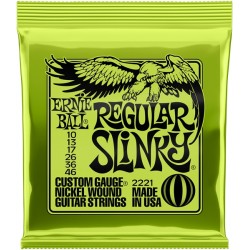 Cordes Electrique ERNIE BALL Slinky Nickel - Regular 10-46