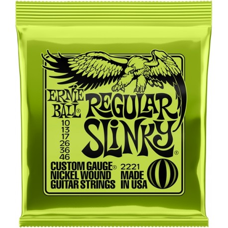 Cordes Electrique ERNIE BALL Slinky Nickel - Regular 10-46