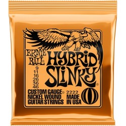 Cordes Electrique ERNIE BALL Slinky Nickel - Hybrid 09-46