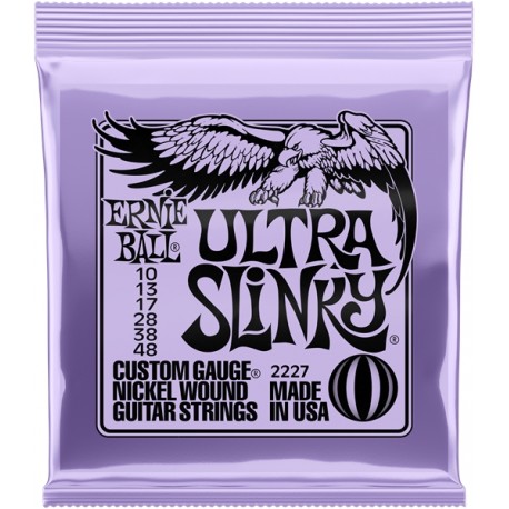 Cordes Electrique ERNIE BALL Slinky Nickel, Ultra 10-48