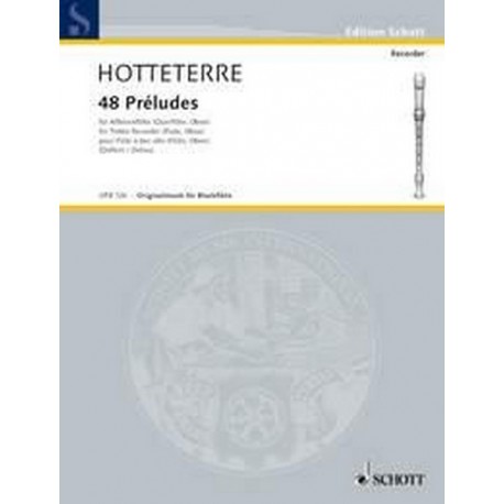 48 Preludes - Jacques-Martin Hotteterre - Flûte Alto