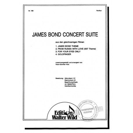 James Bond Concert Suite - Accordéons set