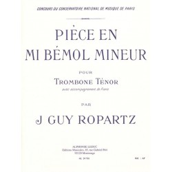 Pièce en Mib mineur  - Trombone/Piano - Joseph Guy Ropartz