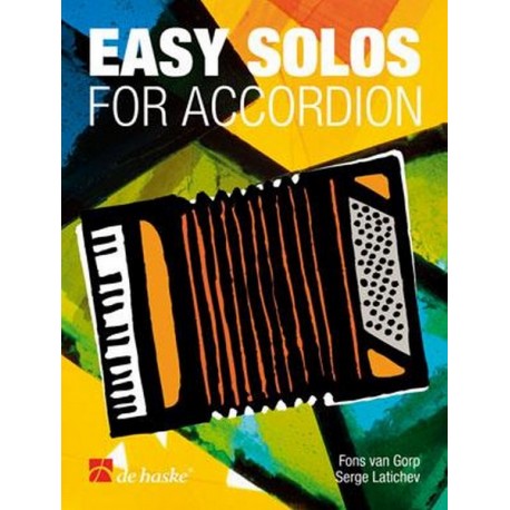 Easy solos for accordion - débutant avec CD