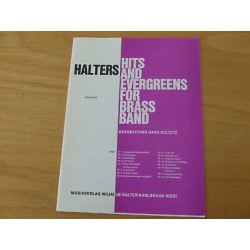 Halters Hits and Evergreens - 16 titres pour accordéon - piano