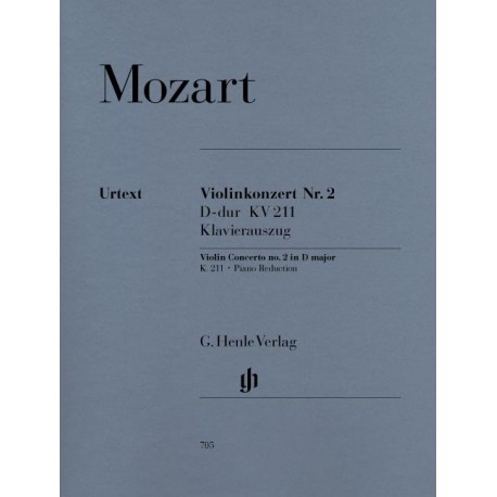 Concerto No. 2 D Major Mozart, violon - Piano