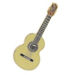 pin's Guitare Classique Cèdre