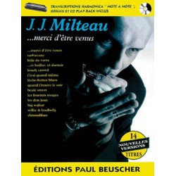 J.J.Milteau Transcriptions harmonica note à note + 1CD