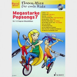 Flöten Kids Megastarke Popsong 7 + CD