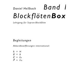 BlockflötenBox Band 1 - Accompagnements Piano - Daniel Hellbach
