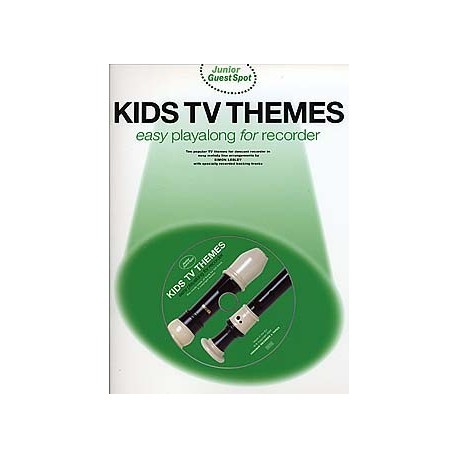 Kids TV Themes pour flûte à bec soprano - album + CD