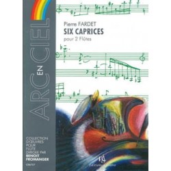 Six Caprices pour 2 flûtes de pierre Fardet