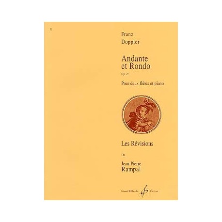 Andante et Rondo pour 2 flûtes et piano