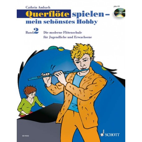 Album Querflöte spielen + CD - flûte traversière 