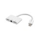 Adaptateur Lightning  - Ecouteur  + Charge