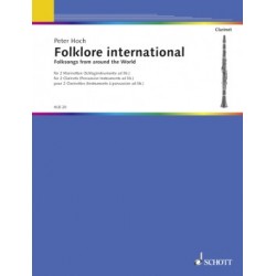Folklore international Peter Hoch - pour 2 clarinettes