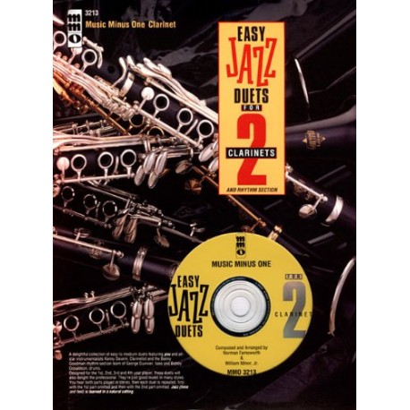 Easy Jazz Duets for 2 clarinettes + CD