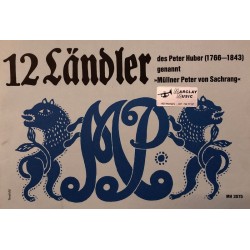 12 Ländler - 6 voix