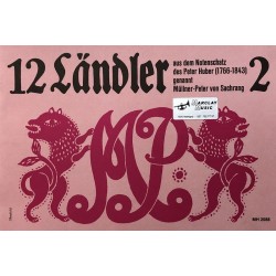 12 Ländler vol. 2 - 6 voix