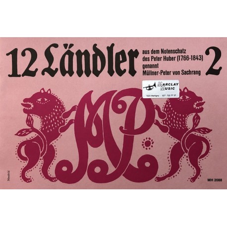12 Ländler vol. 2 - 6 voix