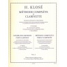 Méthode Complète de Clarinette Vol. 2 - Klosé
