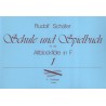 Schule und Spielbuch Altoblockflöte in F - Rudolf Schäfer
