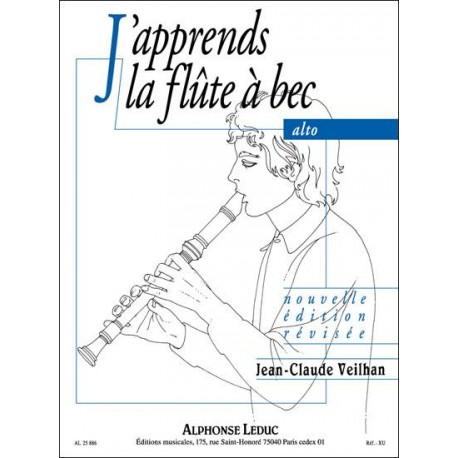 J'Apprends La Flute À Bec Alto - Veilhan