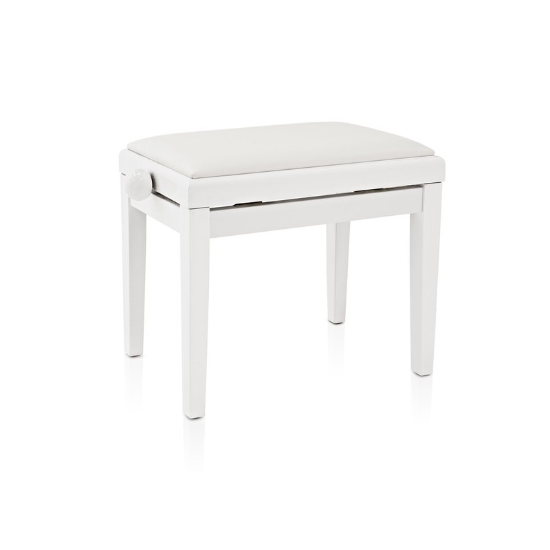 Assise/Placet blanc pour tabouret piano 29.3 x 52.7