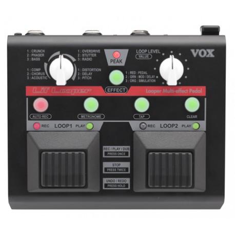 VOX  Lil’ Looper - 2 boucles en parallèle, effets