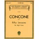 Concone Op.9 - Fifty Lessons Vol. 1468 - High Voice - Vocal