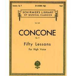 Concone Op.9 - Fifty Lessons Vol. 1468 - High Voice - Vocal