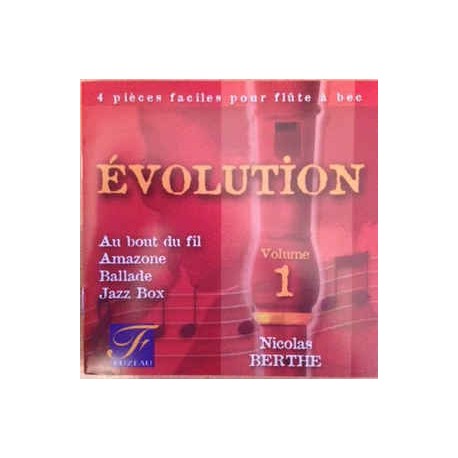 CD Evolution vol. 1 flûte à bec