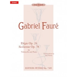 Elégie Op.24  Sicilienne Op.78 - Fauré - Violoncelle / Piano