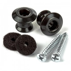 STRAPLOK Bouton Black (pair)