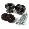 STRAPLOK Bouton Black (pair)