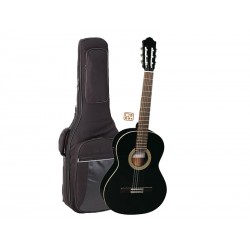 ALMANSA Guitare Electro-Classique 401 EQ Black