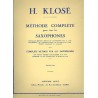 Méthode Complète de Saxophone Vol. 2 - Klosé
